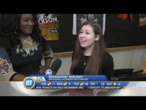 Kassie Kardos performing live at Breakfast Tv Montreal