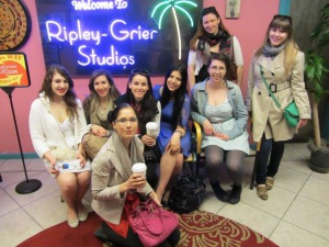 Day 2: RIPLEY- GRIER STUDIOS: Waiting for a master class 