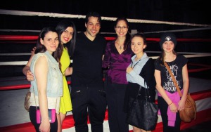 Rocky the musical - on the stage with Rocky understudy - Vincent Oddo